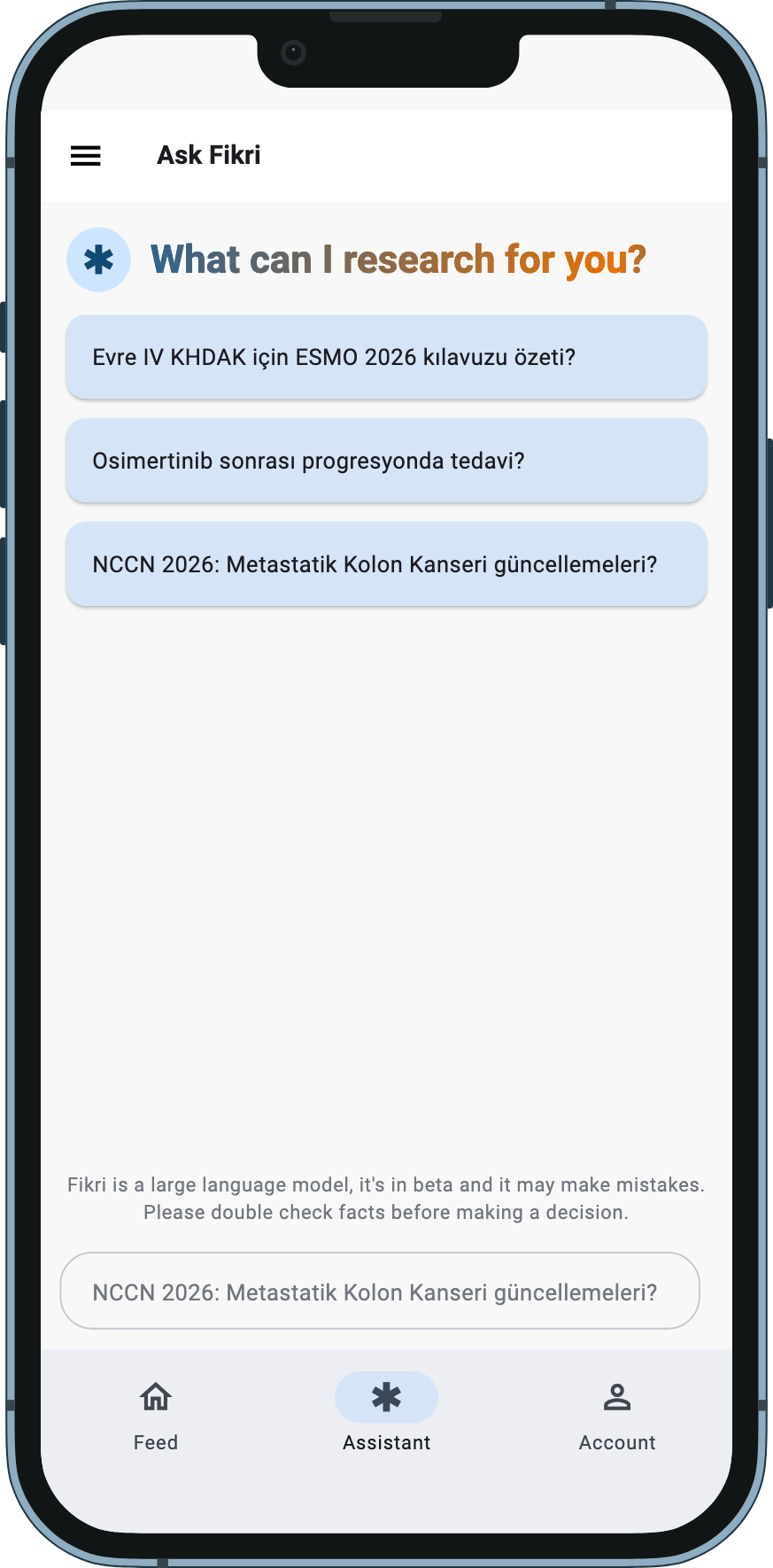 CLINICAL AI ASSISTANT: FIKRI