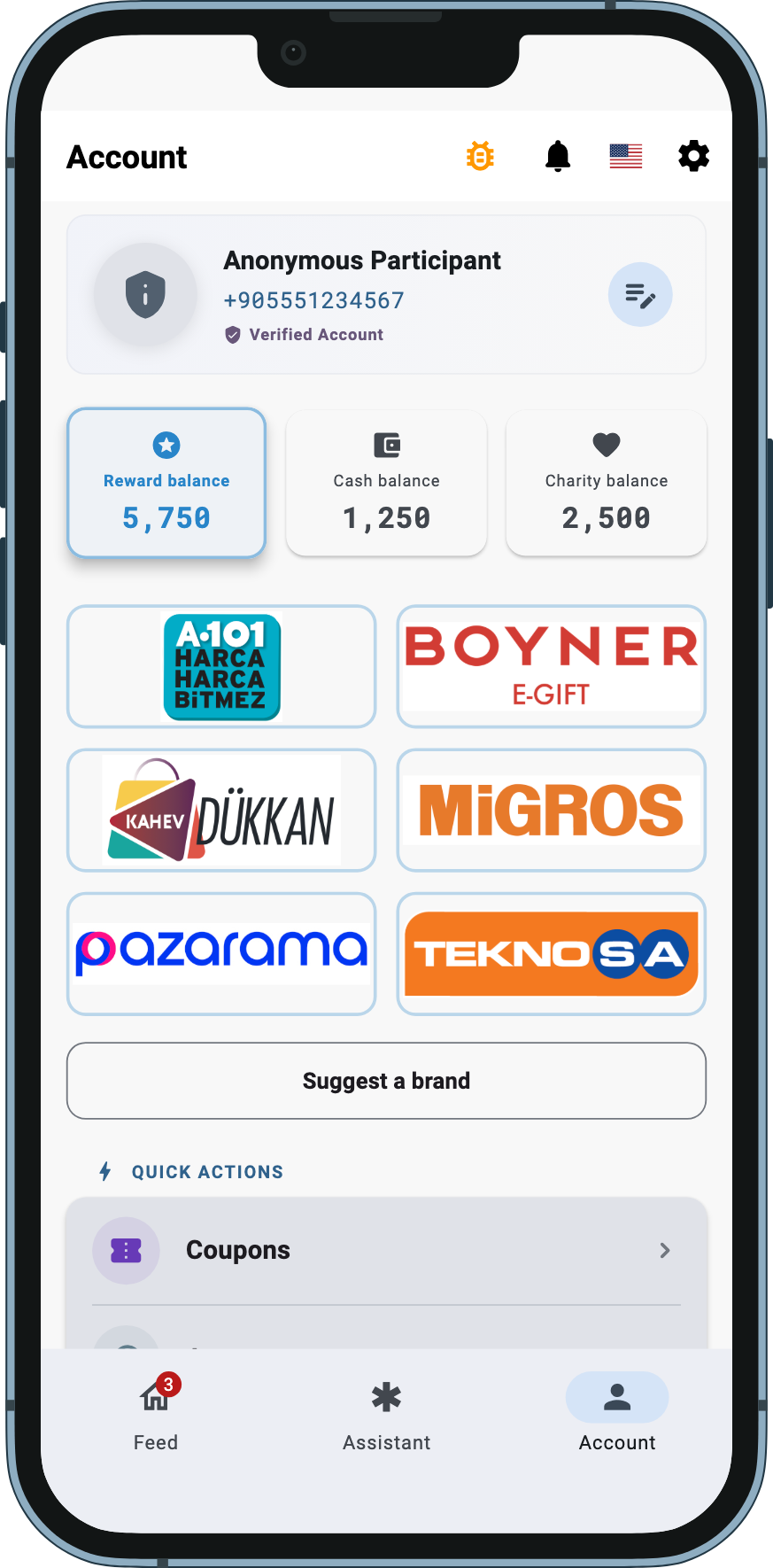 Rewards and Cash Points Illustration